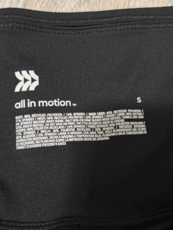 LIKE NEW! Women's All in Motion Black Pleated Sport Skort - SMALL - Picture 5 of 5